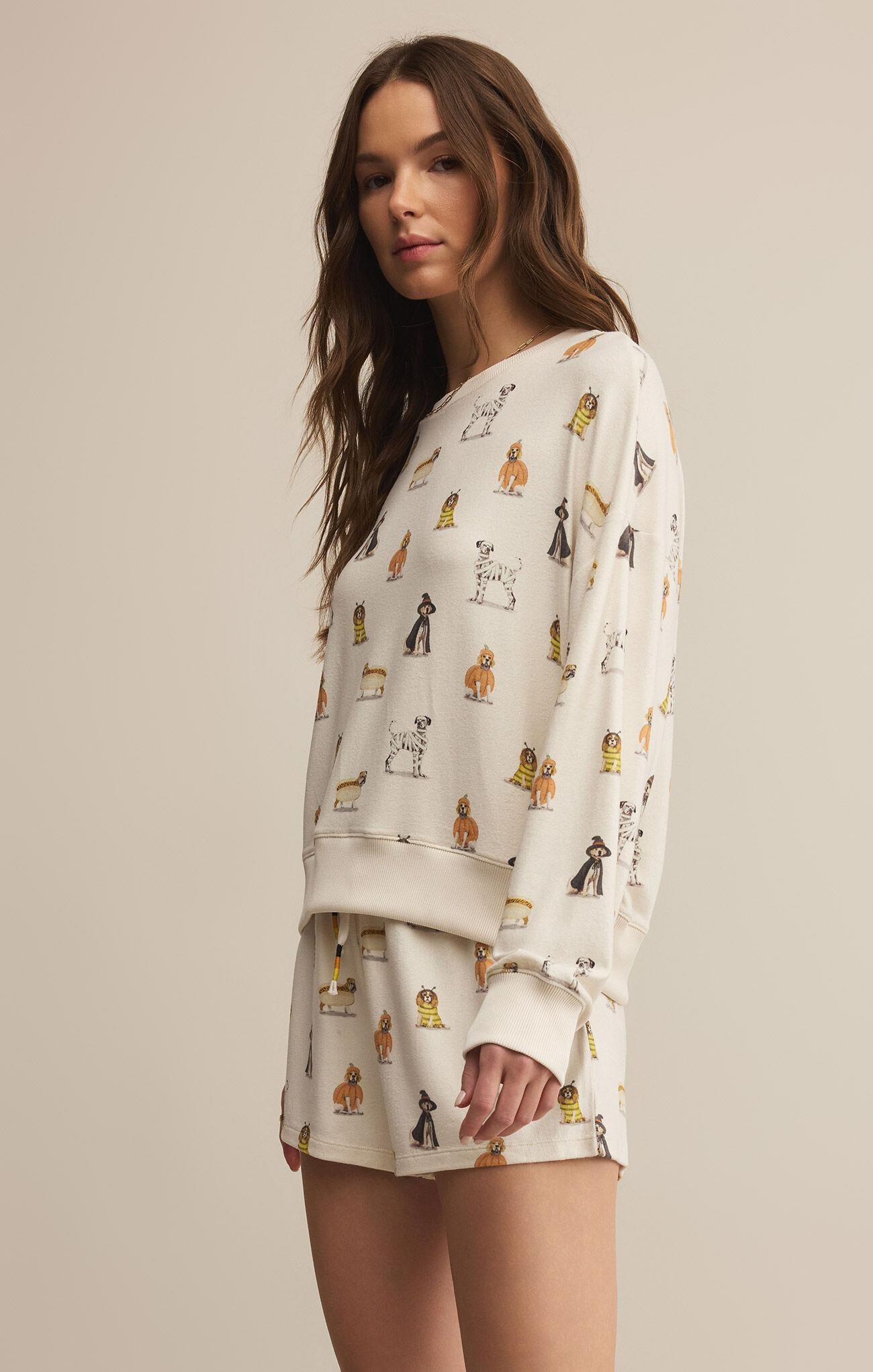 Z Supply Elle Pup LS Top