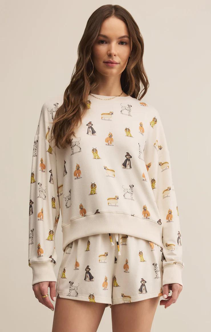 Z Supply Elle Pup LS Top