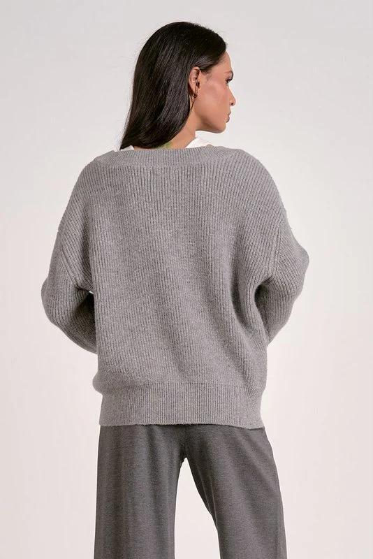 Elan Ashtin Sweater w/Tank Detail