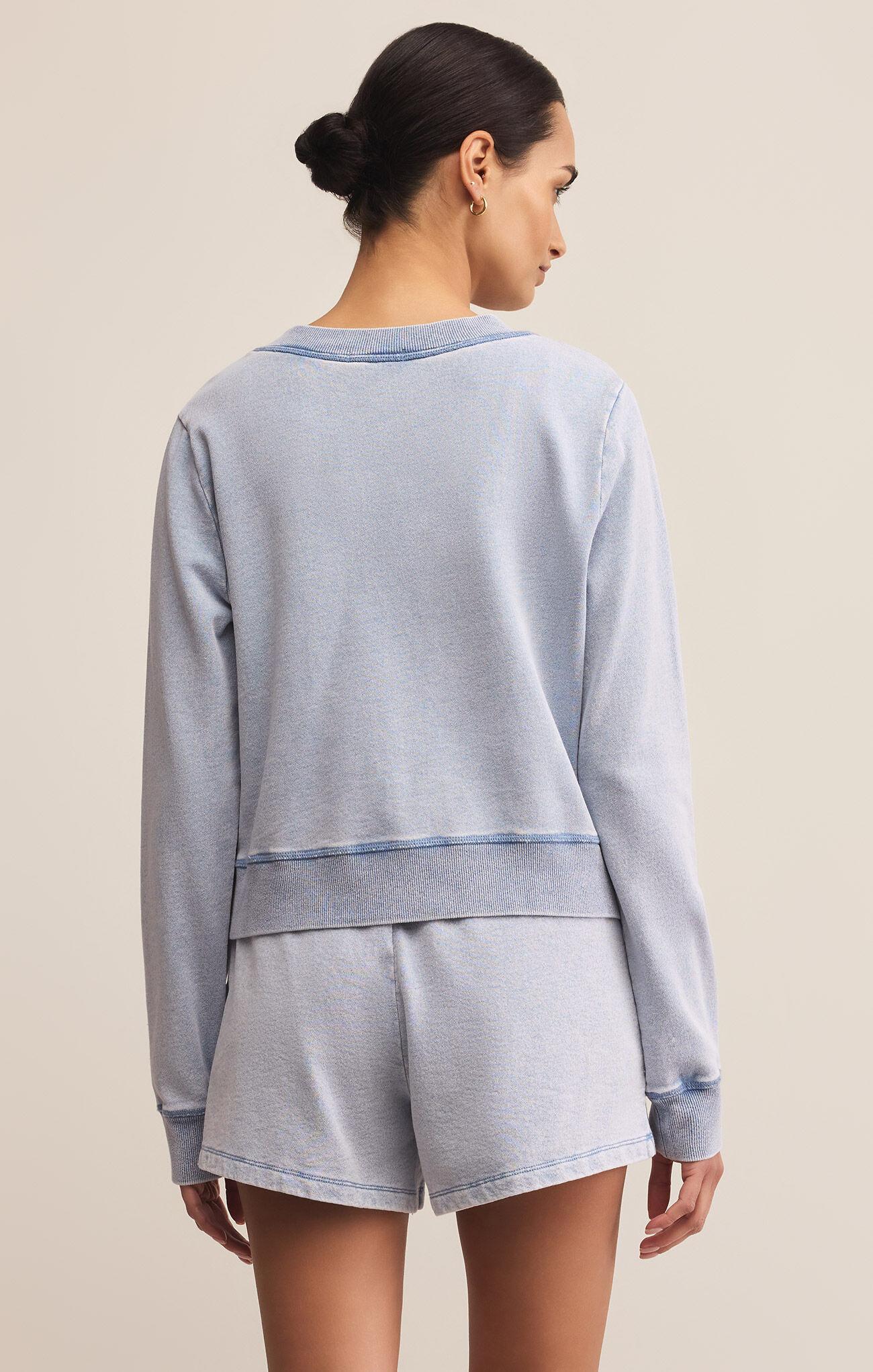 Z Supply Daily Knit Denim Cardigan