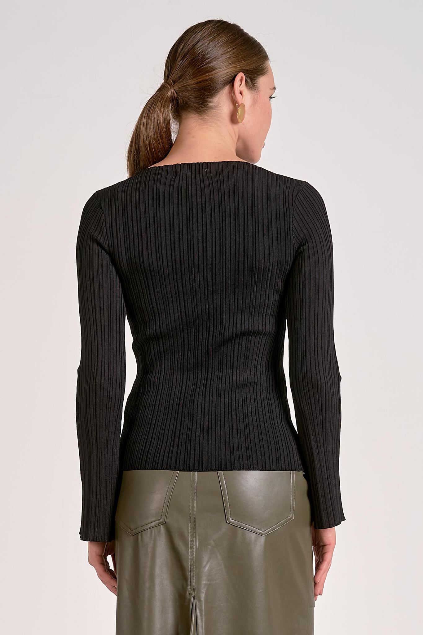 Elan Flared Sleeve Top