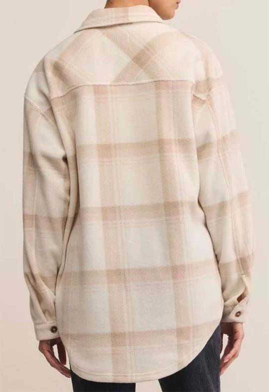 Z Supply Hiker Two Toned Fleece Jacket