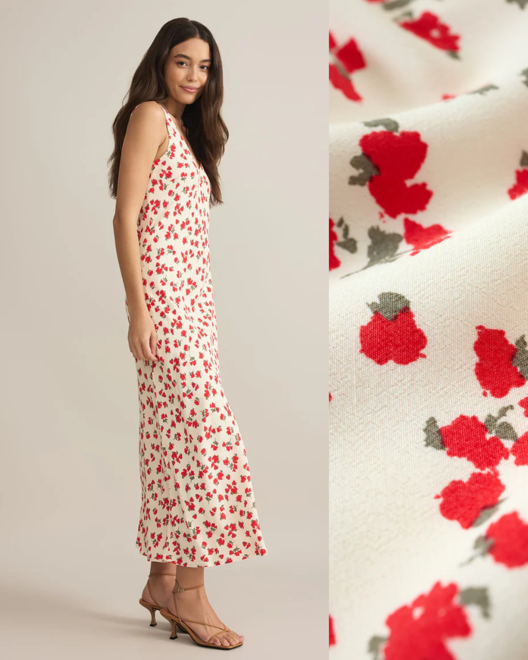 Z Supply Hana LA Rosa Ditsy Maxi