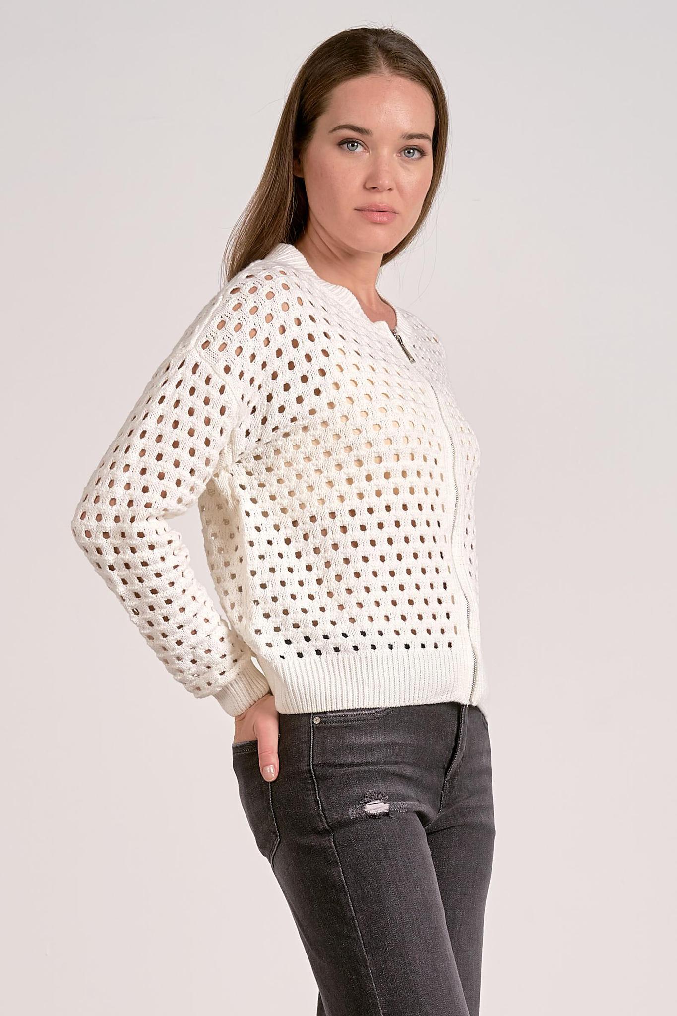 Elan Aster Zip Up Sweater Cardigan