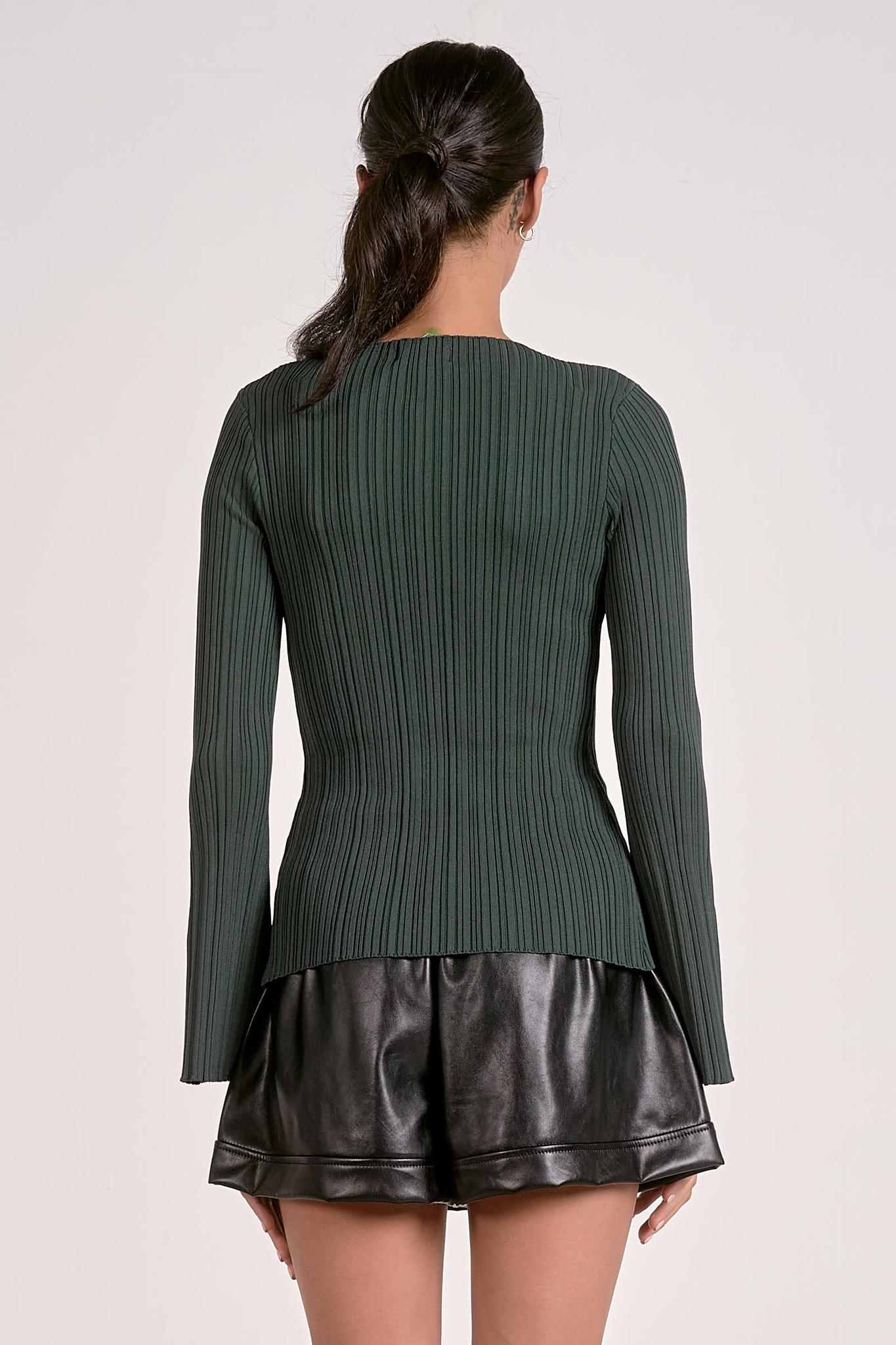Elan Flared Sleeve Top