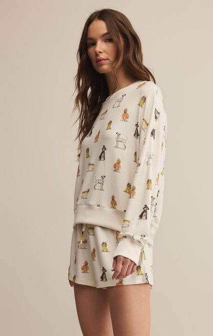 Z Supply Elle Pup LS Top