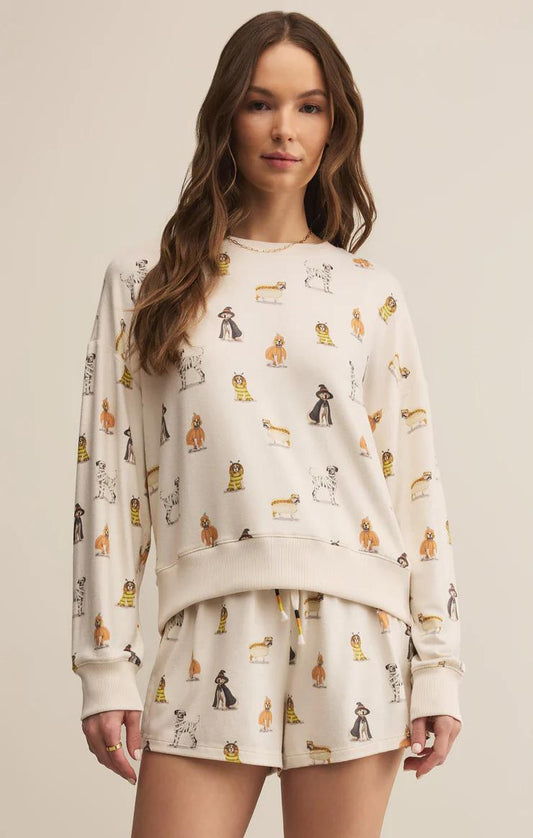 Z Supply Elle Pup LS Top