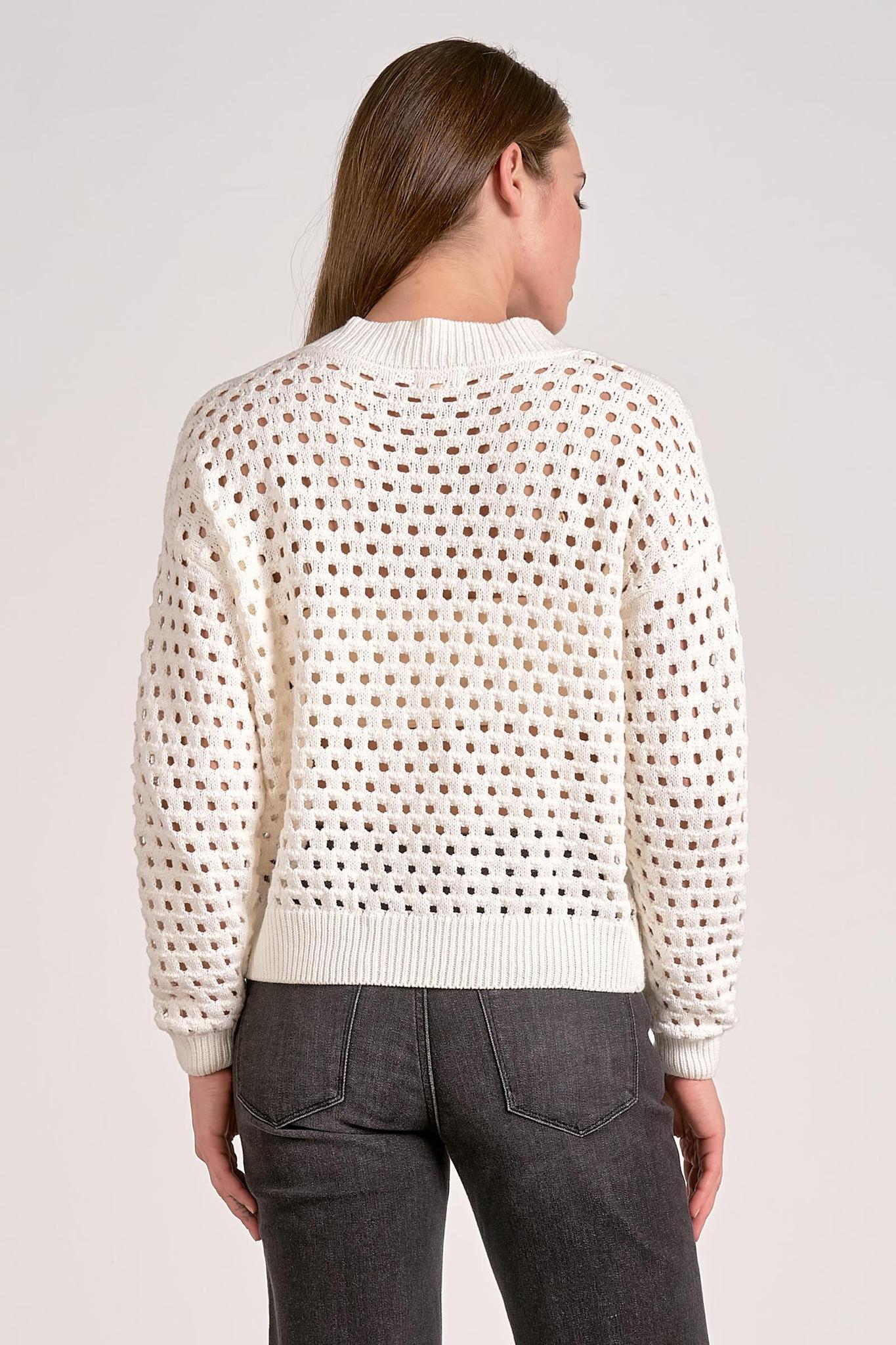 Elan Aster Zip Up Sweater Cardigan