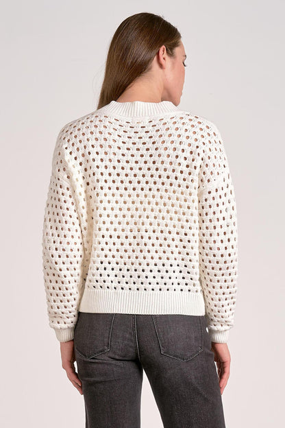 Elan Aster Zip Up Sweater Cardigan