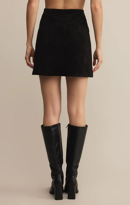 Z Supply Ciera Suede Mini Skirt