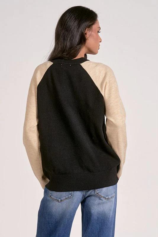 Elan Tatum Colorblock Sweater