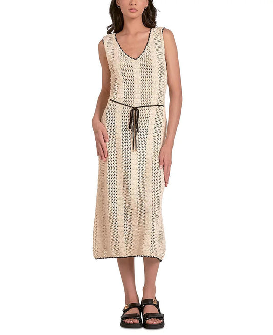 Elan Crochet Midi Dress